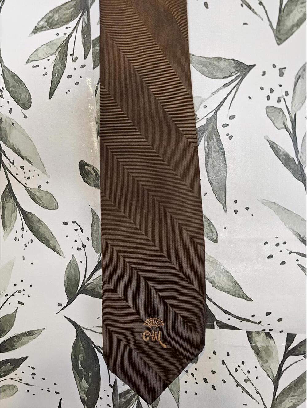 Countess Mara Tie Brown Mens New York 60" X 3"